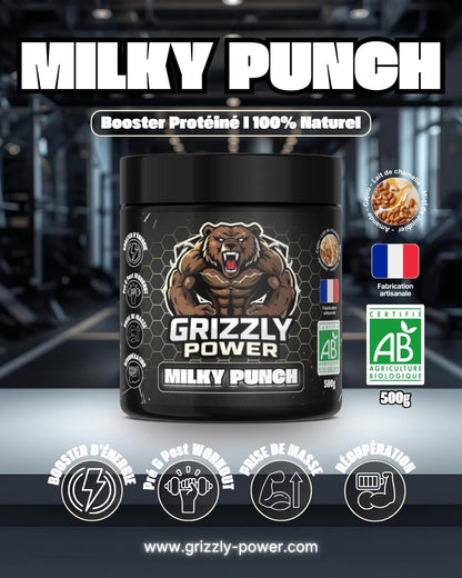 Ce booster au lait de chamelle favorise la prise de masse grâce à son concentré en protéines naturelles.